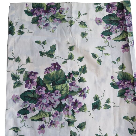 Pair of 2 Waverly Garden Room Sweet Violets Curtain Panels 42" x 84" Unlined - Picture 1 of 11